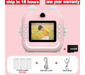 Digital Children Camera For Photography Instant Print Photo Kids Camera Mini Thermal Printer Video Educational Toys Gift