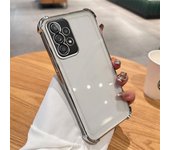 Transparent Plating Magnetic Bracket Phone Case For Samsung A13 A23 A33 A53 A73 A12 A22 A32 A52 A03 A52S Shockproof Soft Cover