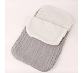 Saco de cochecito de bebé, saco de dormir, manta de cochecito de bebé, saco de dormir acolchado, saco de dormir de lana para cochecito, calidez de punto grueso
