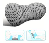 Lumbar support viscoelastic pillow, relaxing back and neck, 1 unit
