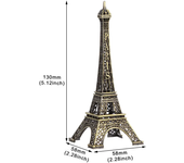 Paris Effiel Tower Figures Statues Building Model Fashion Romantic Retro Bronze Sculpture Home Desktop Metal Decorative Ornament