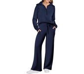Conjuntos de 2 piezas para mujer, sudadera de gran tamaño, pantalones de chándal, conjunto de chándal, conjunto de ropa de estar