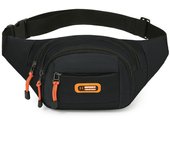 Riñonera para hombres y mujeres deportes al aire libre montañismo bolsa de pecho para hombres bolsa de teléfono móvil de lona sitio de construcción trabajo cajero bolsa de mensajero