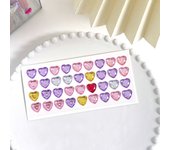 Account Scrapbooking Stationery Bling Decorative Sticker DIY Children Toys Love Heart Rhinestone 3D Crystal Diamond Sticker
