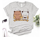 Bubu And Dudu t-shirts women Y2K designer anime Tee girl harajuku 2000s Japanese clothes