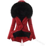 Abrigos cálidos con capucha para mujer, Ropa de mujer de moda chaquetas casuales de moda, abrigo femenino, Otoño e Invierno