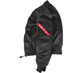 vintage double side winter jacket men coat bubble parka puffer warm bomber quilted pilot MA-1 us air force military army