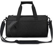 Bolsa de deporte con compartimento para zapatos y bolsos impermeables para la luz, ideal para viajes de fin de Semana o para entrenamiento deportivo, color negro.