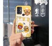 Full wrap Anti-dust Phone Case For TCL 30SE/30E/306/305/Sharp Aquos V6/V6 Plus TPU Back Cover Card slot Graffiti Cartoon