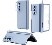 Double Hinge For Samsung Galaxy Z Fold 5 Case Pen Slot Hard Lens Protection Film Screen Cover