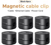 UGREEN Magnetic Cable Clip Smart Storage Management Buckle Plastic Material Acrylic Glue