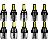 10Pcs T10 W5W LED Car Interior Bulb Light For Toyota Avensis Rav4 Opel Astra Mokka Ford Focus 2 3 Fiesta 12V