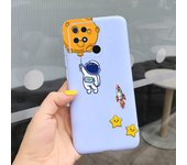 For Redmi 10C Case Redmi 10a Cover Couple Heart Cartoon Cute Cat Liquid Silicone Bumper On Xiaomi Redmi 10a Redmi10c NFC Cases