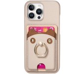 Ring Stand Phone Case, Card Holder Slim Protective Cover For iPhone 11 Pro Max 12 13 Mini XS X XR 7 8 SE SE3 Wallet Phone Cover
