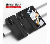 Cuero Carcasa del teléfono móvil Aplicable Galaxy Z Fold 5/4/3 5G Bisagras Película de cáscara Todo incluido Cáscara protectora