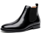 Chelsea botas zapatos de hombre botas cortas de cuero botas de cuero de terciopelo