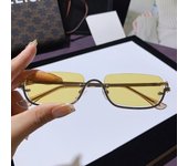 Gafas de sol cuadradas de montura pequeña gafas de sol marinas de metal personalizadas