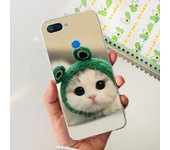 For Xiaomi Mi 8 Lite Case Clear Silione With Cute Painted Soft Phone Back Cover For Xiomi Mi 8 Lite Fundas Mi8Lite Coque Capas
