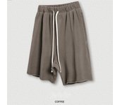 Apparel Stock Men 100% Cotton French Terry Vintage High Street Baggy Acid Wash Shorts