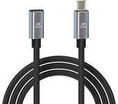 USB 4 Extension Cable Thunderbolt 4 3 Type C 40Gbps USB-C Male To Female Monitor PD 100W 8K Video Dock Station USB4 Extend Cord
