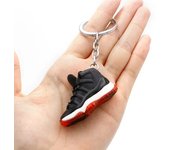 3D Mini 3D Sports Shoes Keychain Basketball Shoes Keychain Finger Skateboard Accessories Men's and Women's Trendy Pendant