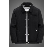 Nueva Chaqueta Para Hombre 2024 Algodón Acolchado Cuello Alto a Prueba De Viento Y Frío Invierno Chaqueta De Lana Gruesa Casual