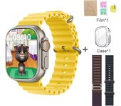 2025 New HK9 Ultra 2 Smartwatch Bluetooth Call Voice Assistant Information Reminder Screen Pointer Compass AMOLED Compatible with Android IOS Smartwatch