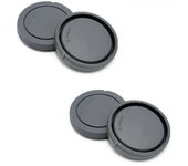 2PCS Camera Body cap + Rear Lens Cap for sony E mount a5100 A6000 a6300 a6500 NEXC3 5 5N 6 7 A7 A7II A7s a9 a7r3 A7r4 A3000