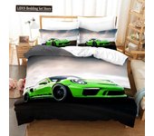 Sports Car Luxury Bedding Set Duvet Cover Bedroom Comforter Covers Single Twin King ​Size Quilt Cover Home Textile 2/3PCS