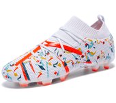 Botas de fútbol para Hombre, Mujer y Niño Zapatos de Futbol Multitacos Pisa Fuerte en el Campo