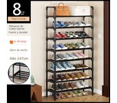 Zapatero de tubo de acero portante, adecuado para armarios, entradas, garajes y pasillos organizadores de zapatos, 60 -80 cm o