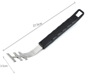 Elevador de rejilla de parrilla antiescaldaduras, herramienta de elevación de rejilla de cocina resistente al calor, accesorios de herramientas de parrilla para levantar la red de parrilla, herramientas para barbacoa