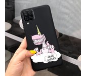 For Samsung Galaxy A12 Case 6.5" Shockproof Flower Back Cover For Samsung A12 A 12 Cute Girl Soft Silicone Phone Fundas Bumper