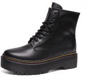 Botas altas de Martin Botas de pareja británicas Botas redondas casuales