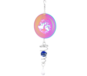 Gradient Color Wind Spinner Stabilizer Gazing Ball Spiral Tail Tree of Life Wind Chimes Catcher Pendant Garden Hanging Decor