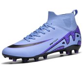 Zapatillas de fútbol de entrenamiento con tacos extendidos, zapatillas deportivas para hombre y niño