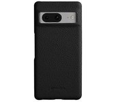 For Google Pixel 8 Cover Microfiber Lining Genuine Cow Leather+PC Phone Case