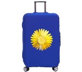 Daisy Printed Design Travel Trolley Case Cover Protector Washable Suitcase Cover Luggage Storage Covers for 18-32 Inch Luggage Cover