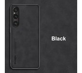 Matte Leather For Sony Xperia 10 V 10V 2023 Case Hard Back Protection Cover