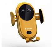 Soporte del Coche Móvil,accesorios coche, Universal para Parabrisas y Salpicadero con Ventosa, Ajustable, Con carga inalámbricaCompatible con iPhone 14 13 12 11 XS XR, Xiaomi, Samsung y Más