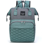 Bolsas de pañales para mamá, bolsa colgante para cochecito de bebé, mochilas para pañales de gran capacidad con cambiador
