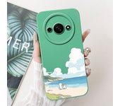 For Xiaomi Redmi A3 Case Lovely Panda Cartoon Anti-Fall Funda Soft Silicone Matte Cover For Xiomi Redmi A3 A 3 RedmiA3 4G Bumper