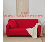 1pc Funda De Sofá De Color Sólido Con Una Funda De Almohada (núcleo De Almohada No Incluido), Funda De Sofá