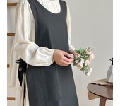 Pure Cotton Waterproof Apron Nordic with Pocket Chef Apron Portable Japanese Korean Style Kitchen Apron Woman