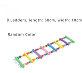 Bird Parrot Toys Hanging Ladders Hammock Swing Toy Pet Bird Cage Accessories