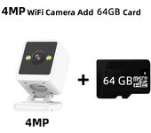 SNOSECURE Baby Monitor Indoor Home Mini IP Wireless AI Human Detect Portable Video Recorder Surveillance Body Camera