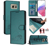 For Samsung Galaxy S6 S7 S8 S9 Edge Plus Ranura Para La Tarjeta De Solapa De La Carcasa Del Clip De Billetera Anti - Caída