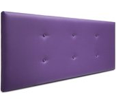 Cabecero de Cama tapizado en para Camas de 90 y 105 (115 x 120 cm) Polipiel Morado