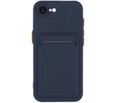 Card Slot Bag Holder Case For iPhone 16 15 14 13 12 11 Pro 10 X XR XS Max Wallet Shockproof Soft Silicone Back Cover