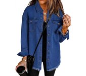 autumn women's fashion denim coats casual turn down collars overcoats